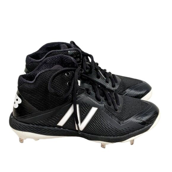 New Balance Mens Size 7 2E Black Data Driven Platform Baseball Shoes M4040BK4 - Picture 1 of 10